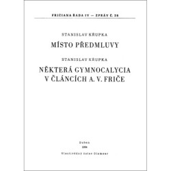 KŘUPKA/Místo předmluvy, Některá gymnocalycia v článcích A.V. Friče