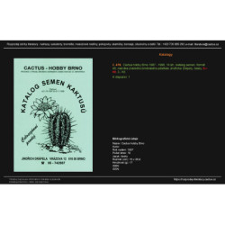 Cactus hobby Brno 1997 - 1998