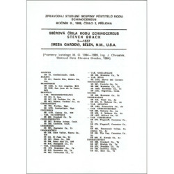 CHVASTEK/Sběrová čísla rodu Echinocereus Steven Brack 1 - 1537